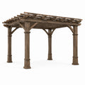 Pergolato in Legno per Esterni Marrone 300x400x250 cm