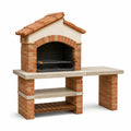 Barbecue in Mattoni e Cemento con Griglia in Acciaio Inox
